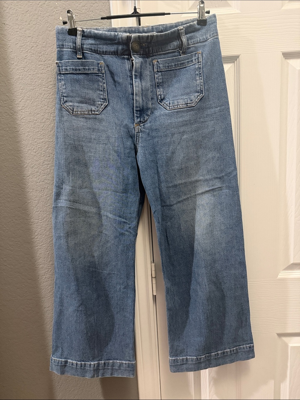 Anthropologie | Pilcro the skipper high rise wide leg Jean crop size 27 - Picture 3 of 7